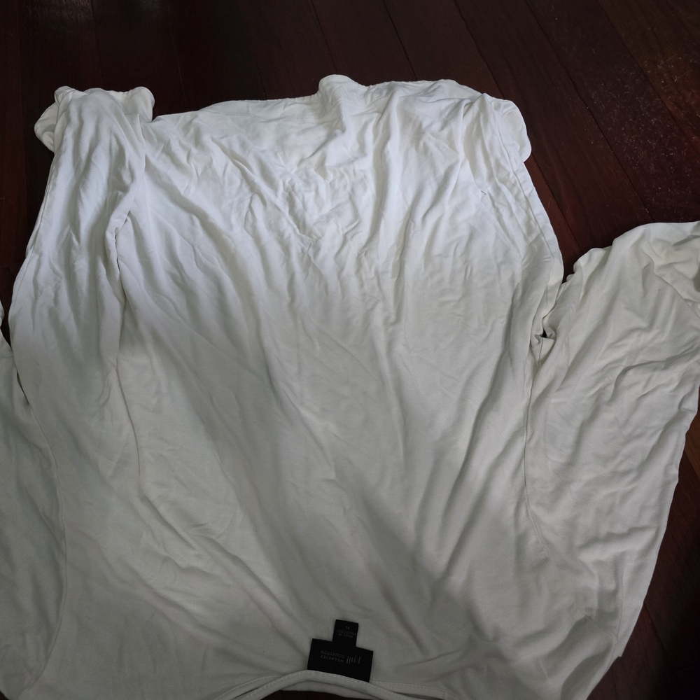 J. Jill White Long Sleeve Tee